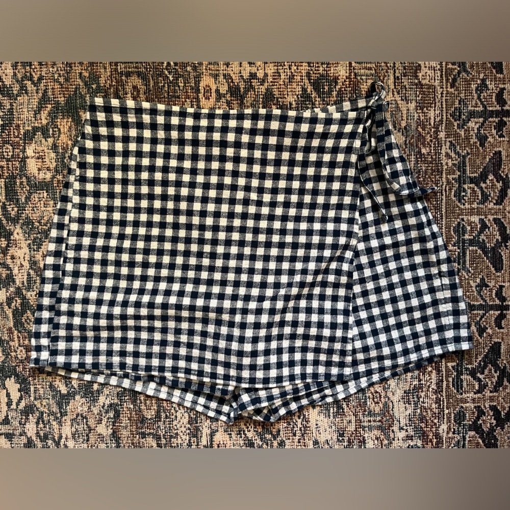 Plaid skort